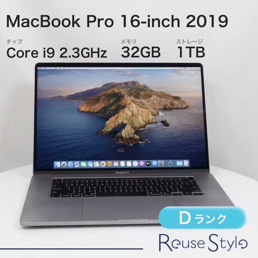 MacBook Pro 16インチ 2019 スペースグレイ 32GB 1TB USキーボード D