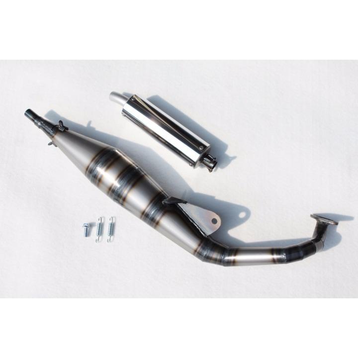 rb-works製☆スズキZZ/レッツII用☆レーシングチャンバー サイレンサー