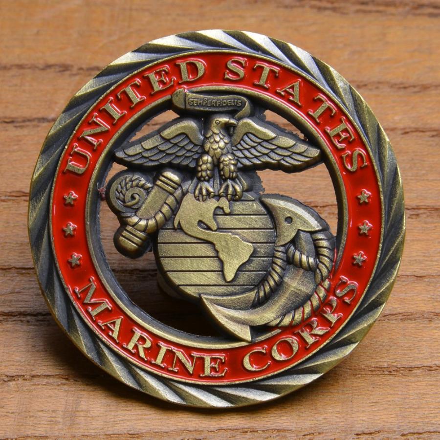 チャレンジコイン 紋章 アメリカ海兵隊 記念メダル Challenge Coin
