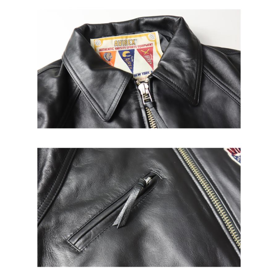 AVIREX（アヴィレックス） バーシティー シグネチャー レザー