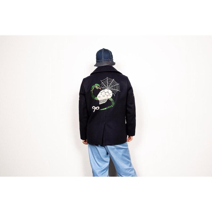 WEIRDO（ウィアード） WEIRDO SKULL & SNAKE - PEA COAT (KHAKI) P