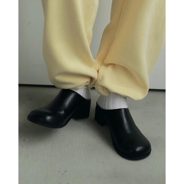 anuke（アンヌーク） 即日発送/anuke Ecoleather Heel Slip-ons