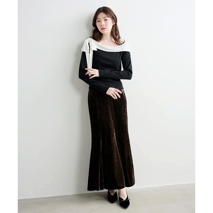 ココディール（COCO DEAL） 土日も即日発送/COCODEAL シアーリボンリブ