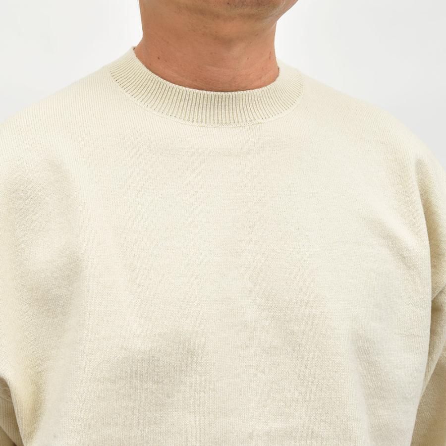 Yonetomi（ヨネトミ）RIGID CASHMERE SWEATER Crew Neck Pullover