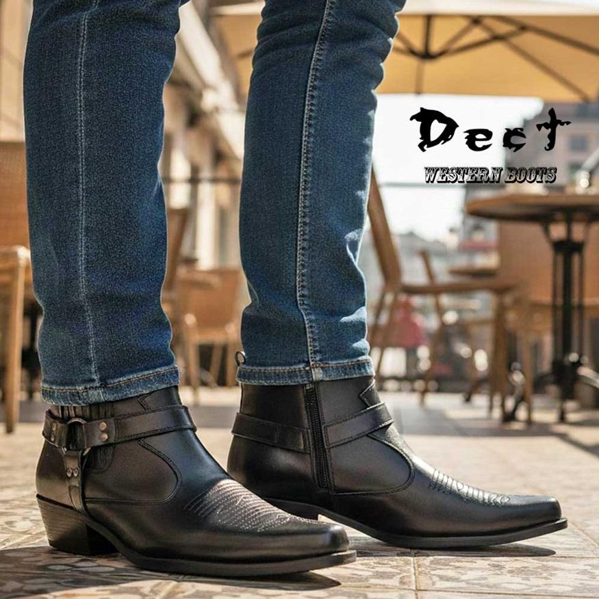 爆買 ウェスタンブーツ ショート メンズ ブーツ サイドゴアブーツ