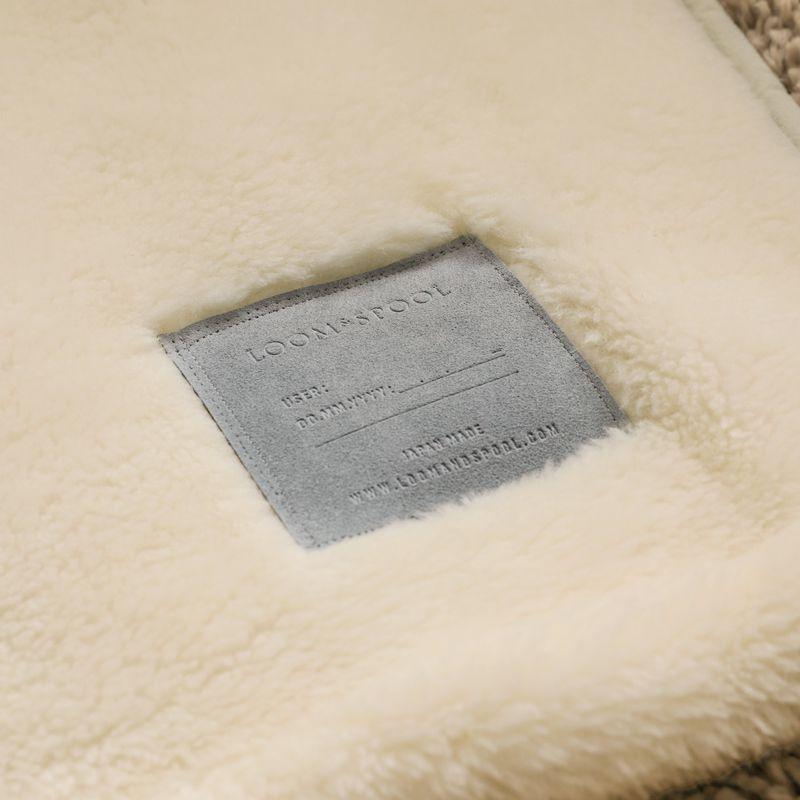 洗える メリノウール 毛布 LOOM＆SPOOL SERENE ハーフサイズ 150×100