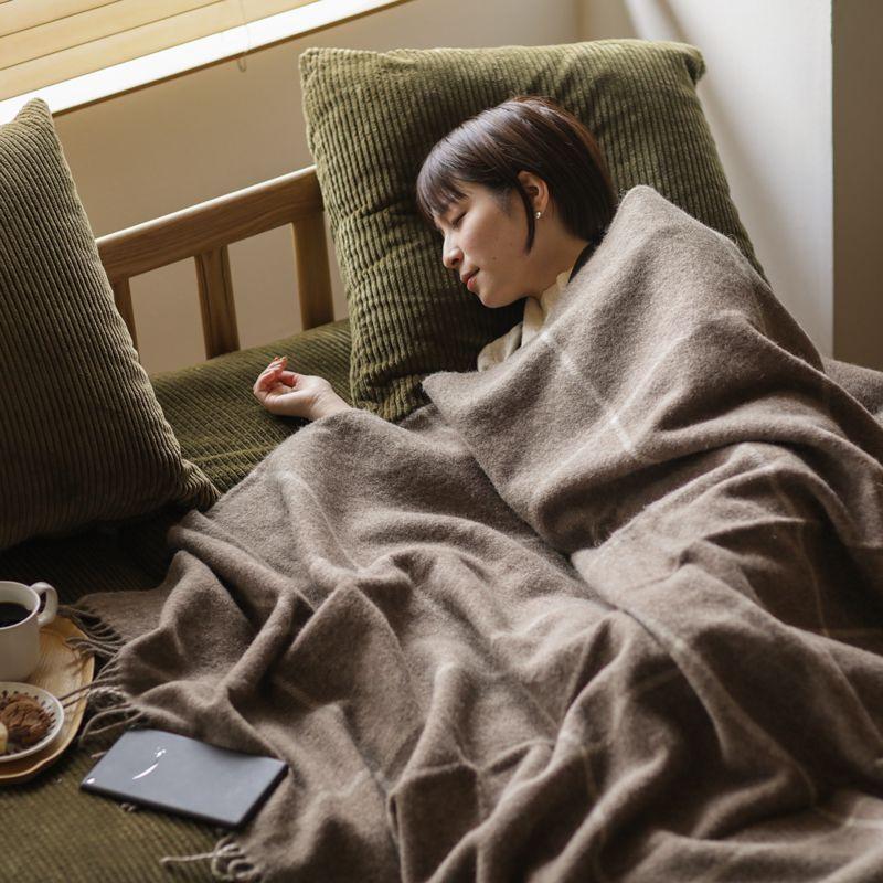 ウール ブランケット Silkeborg ダナーヤ ウィンドウペン 140×240