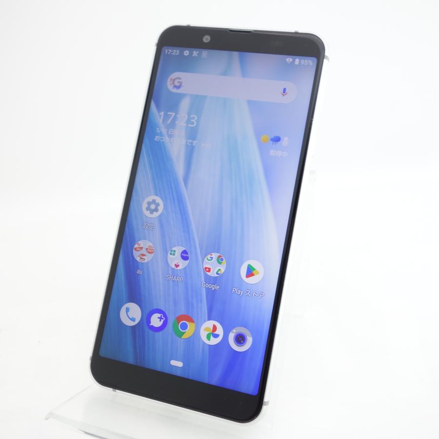 AQUOS sense 【SIMフリー】AQUOS sense3 basic SHV48 シルバー au版SIM