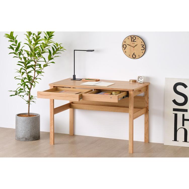 一生紀 学習デスク 幅105cm タップ収納付き 配線隠し 引き出し付き
