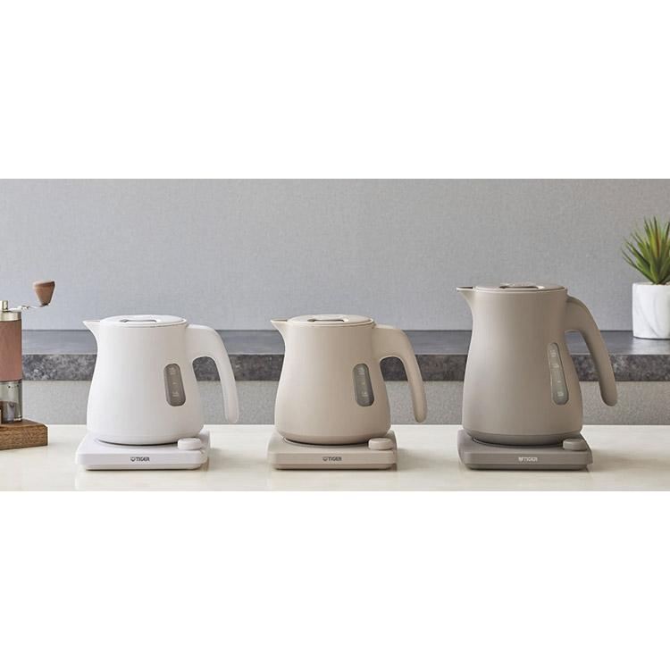 蒸気レス電気ケトル 0.8L ブロンドベージュ タイガー魔法瓶TIGER PTV