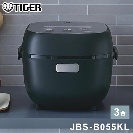 タイガー マイコンジャー炊飯器 3合 JBS-B055KL メタルブラック