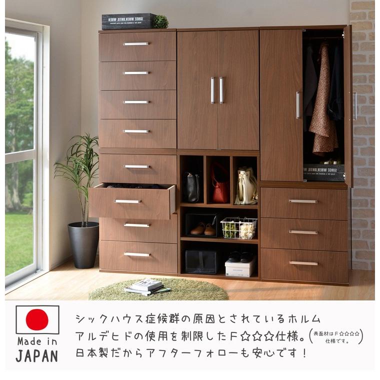 組み合わせ収納 ワードロープ ハイタイプ クローゼット プラス