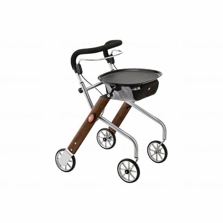 竹虎 室内用歩行車レッツゴーミニ ウォールナット 代引不可 : リコメン