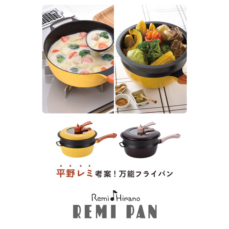 レミパンセット 24cm ノッポ蒸し台付き レミパン 平野レミ ガラス蓋