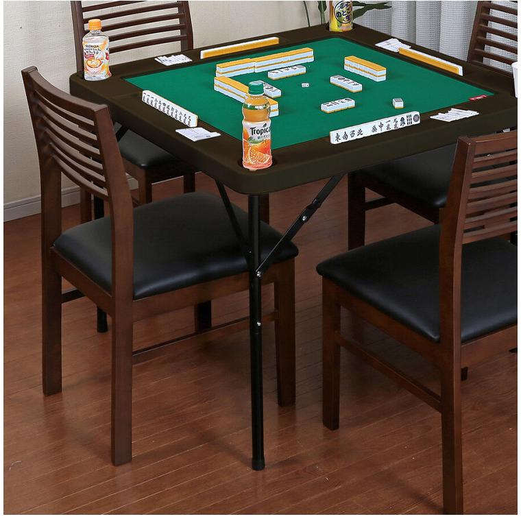 麻雀テーブル 高さ調節可能 麻雀卓 座卓型 テーブル型 折りたたみ収納