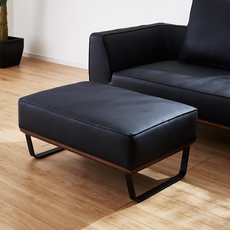 オットマン スツール 単品 ソファ ソファー 合皮 EPU チェア 幅93 奥行