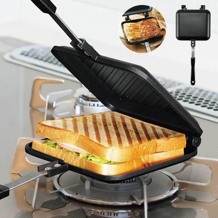 業務用／格安】ステンレス ホットサンドメーカー 温度調整機能付き