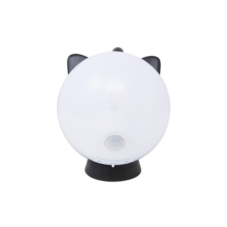 ムサシ 充電式 ねこのライト まんまるねこちゃんセンサーライト 自動