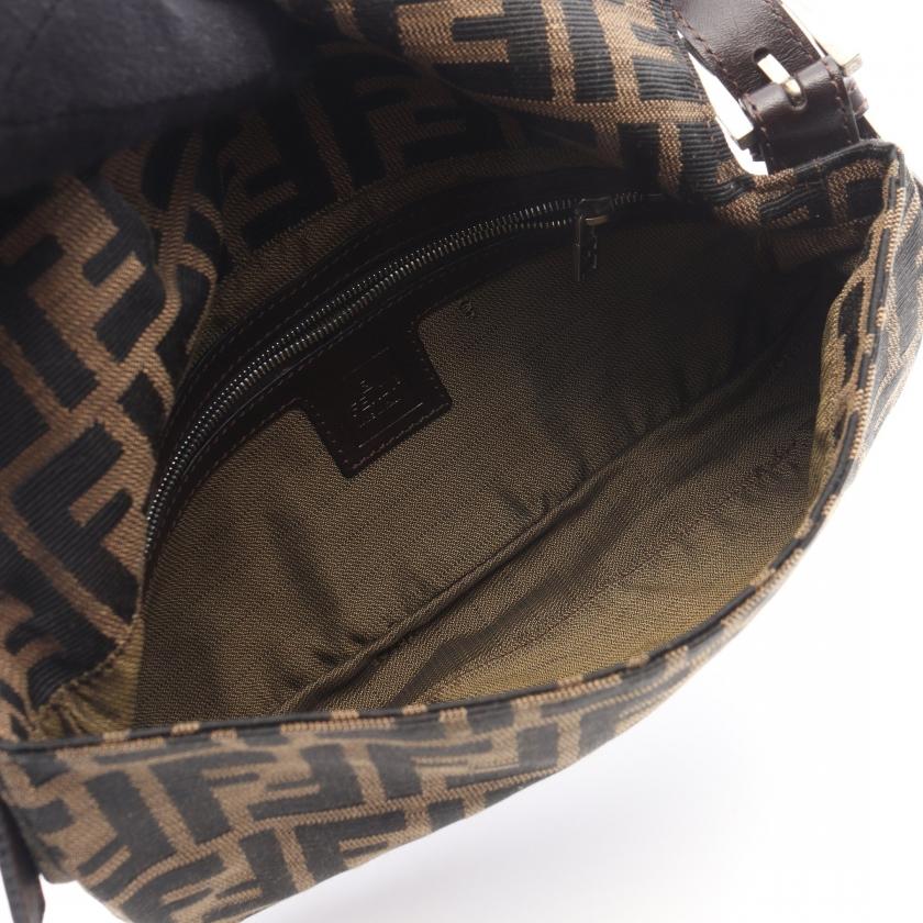 FENDI（フェンディ） マンマバケット ズッカ ハンドバッグ キャンバス