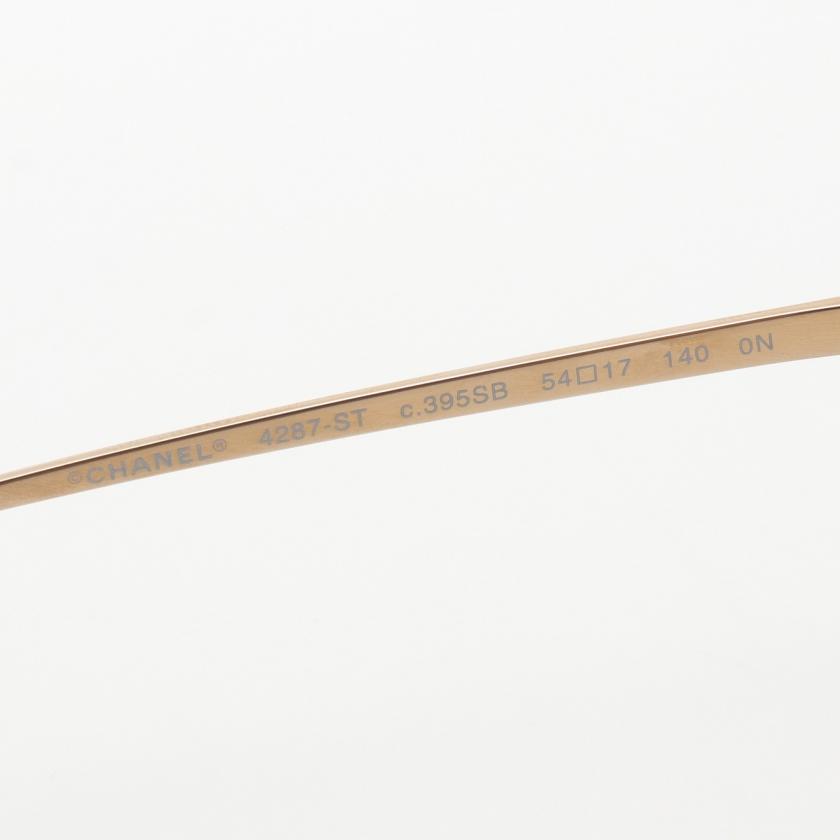 CHANEL（シャネル） ココマーク サングラス GP クリア ゴールド 4287