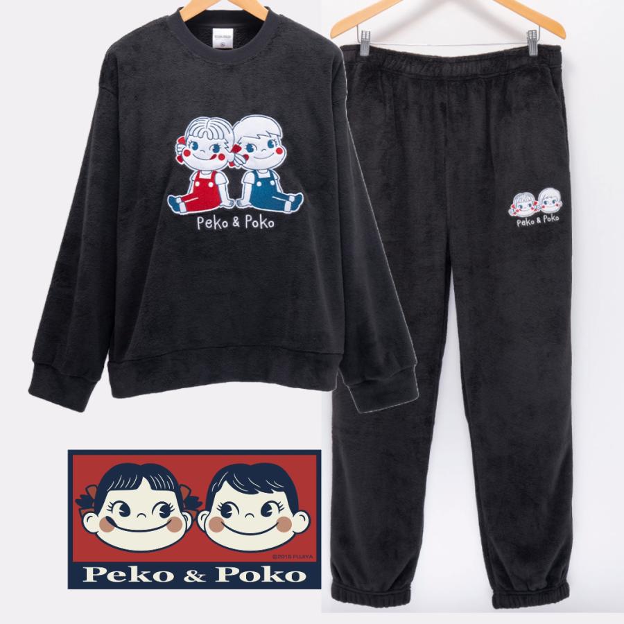 スウエット トレーナー パンツ 上下セット 大きいサイズ フリース ペコ