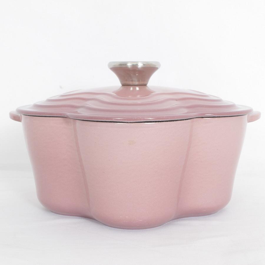 ボーナスストア+5％】ル・クルーゼ ココットフルール 20cm モーブ