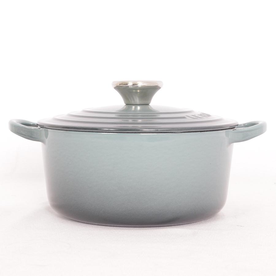 ココット・ロンド 【美品】ル・クルーゼ 18cm オーシャン 21001-18-36