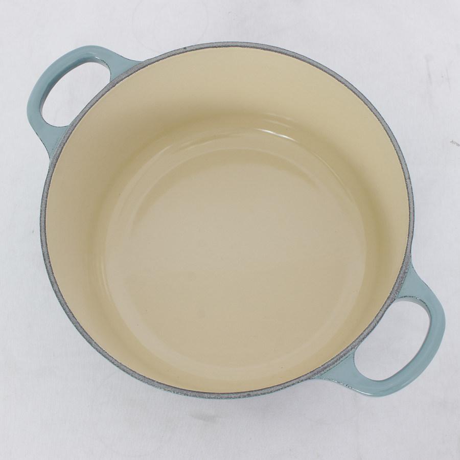 ココット・ロンド 【美品】ル・クルーゼ 18cm オーシャン 21001-18-36