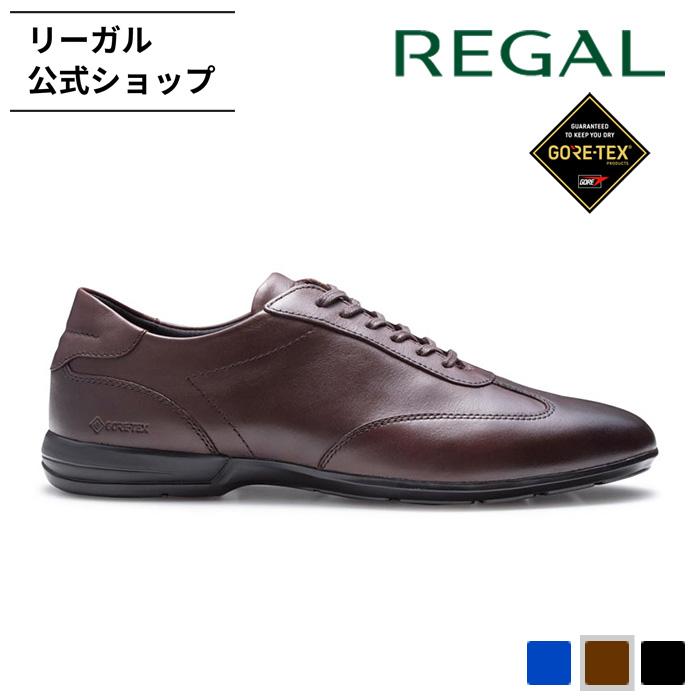 REGAL（リーガル） 公式 REGAL 70CL レザースニーカー GORE-TEX ダーク