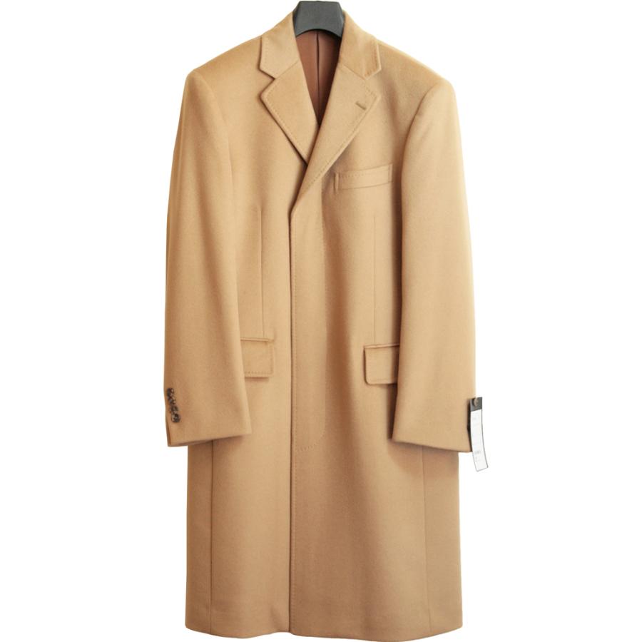 チェスターコート カシミヤコート カシミヤ100％ 日本製 ロング メンズ