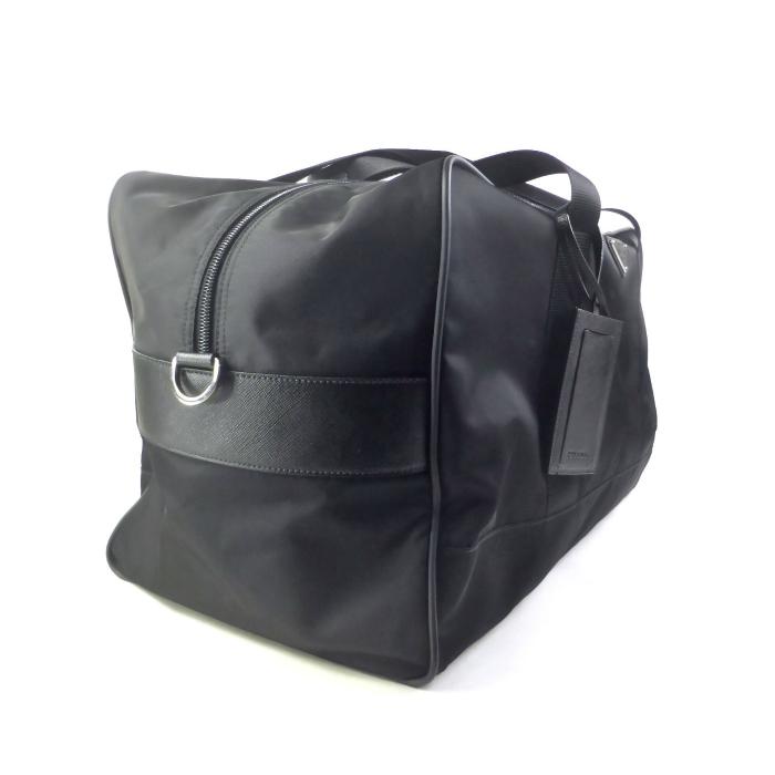 PRADA（プラダ） ナイロン テスート×サフィアーノ ボストンバッグ