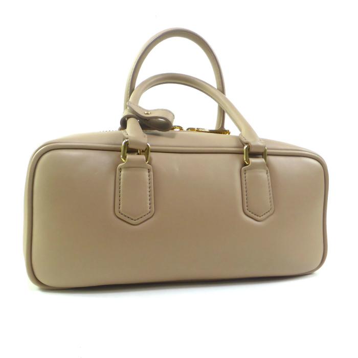 miu miu（ミュウミュウ） アルカディ レザー ハンド ショルダー バッグ