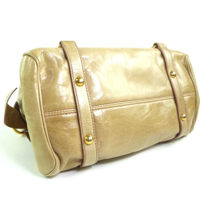 miu miu（ミュウミュウ） サイドリボン ヴィッテロ ラックス 2way