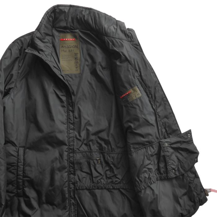 PRADA（プラダ） プラダスポーツ ナイロン パデット 中綿 ハーフコート