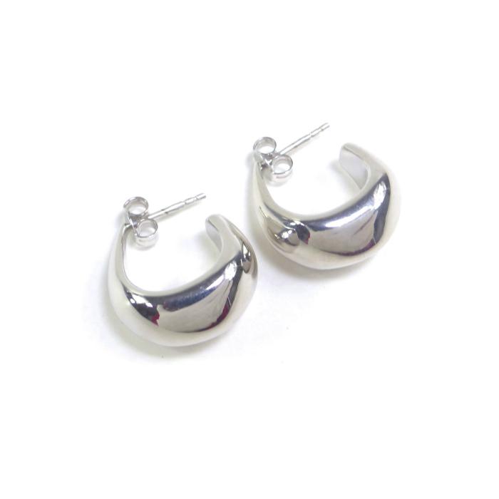 LEMAIRE（ルメール） CURVED MINI DROP ピアス シルバー 両耳用 AC278