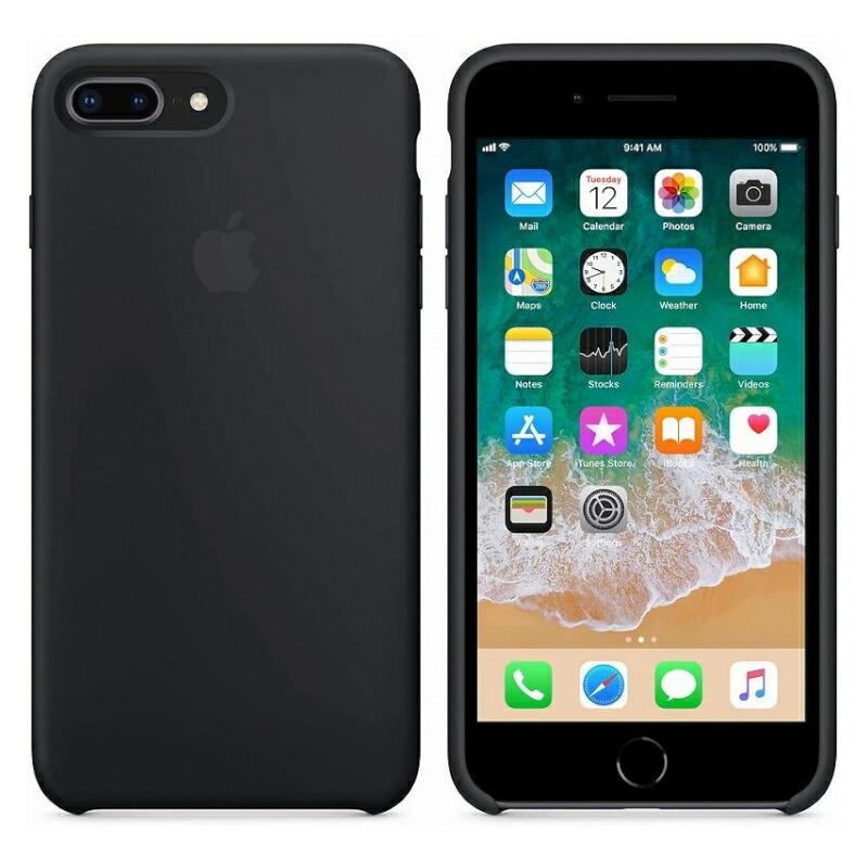 iPhone 8 【純正品】 Plus/iPhone 7 Plus Apple レザーケース ブラック