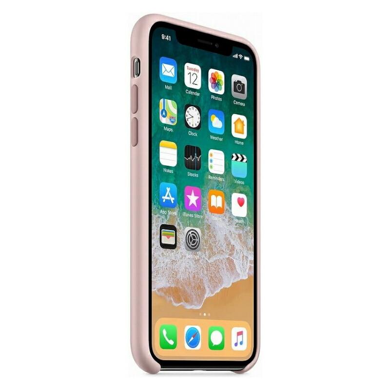 iPhone 【純正品】iPhone X / XS Apple シリコンケース ピンクアップル