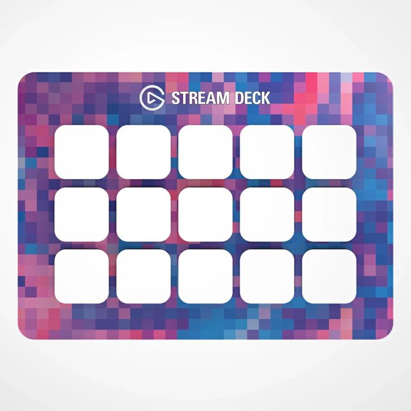 Elgato Stream Deck MK.2 用 フェイスプレート ピンク パープル