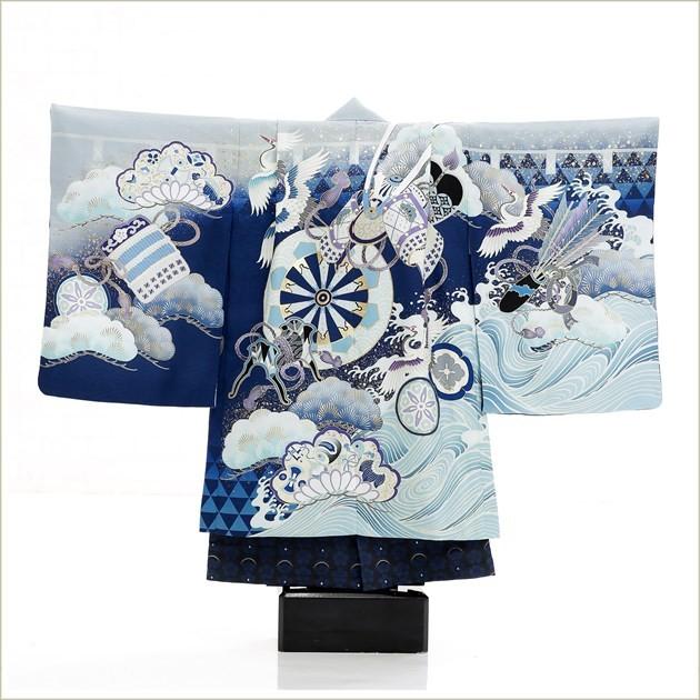 七五三レンタル 5歳 男の子 袴レンタル d5328 子供着物 七草 着物