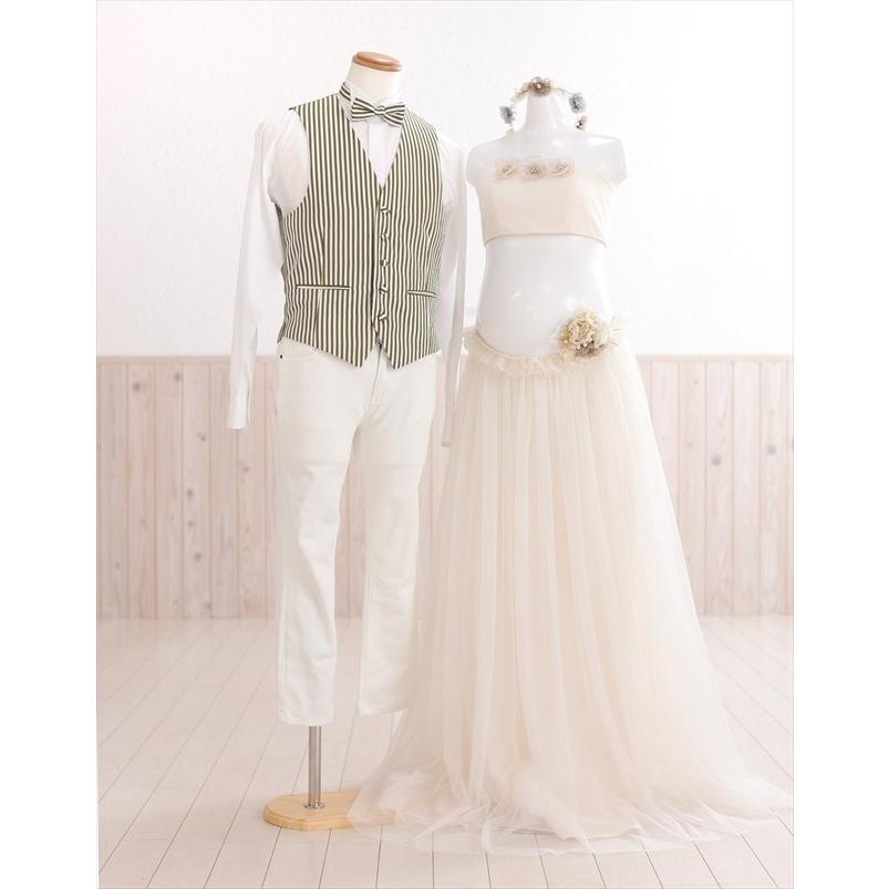 マタニティドレスレンタル 写真撮影用 mt009 メンズペアセット 前撮り