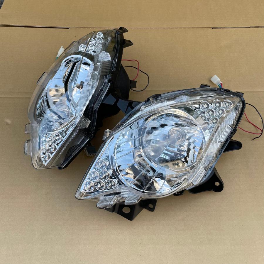 ホンダ フォルツァ MF10 白 LED ポジションランプ付 ヘッドライト