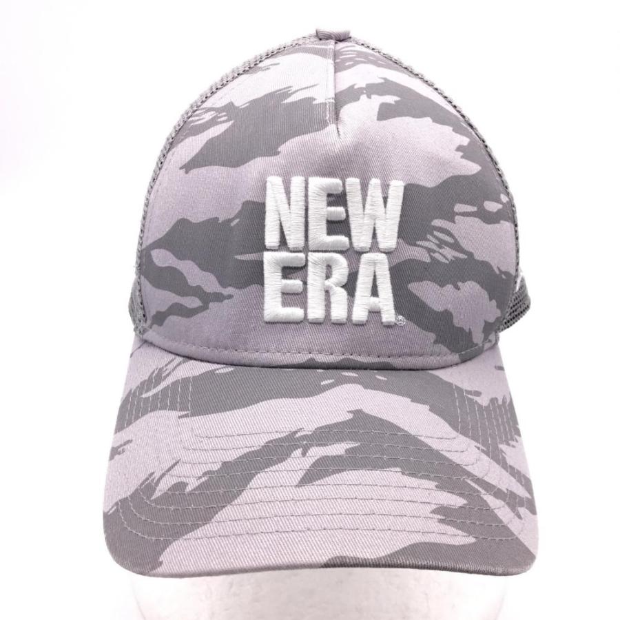 20%OFF価格／(美品)New Era ニューエラ メッシュキャップ グレー×白
