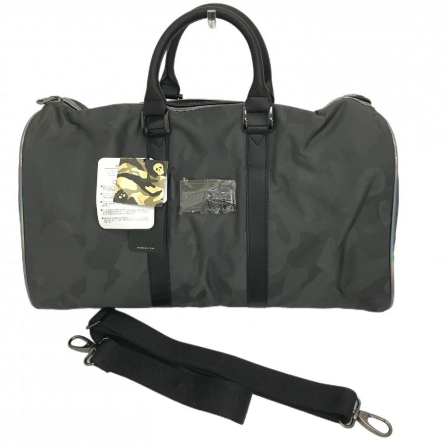 MARK & LONA カモフラ柄 ボストンバッグ MARK & LONA 迷彩柄ゴルフ