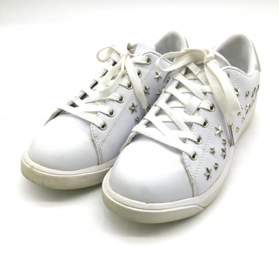 St ANDREWS セントアンドリュース ゴルフシューズ 白×シルバー 星