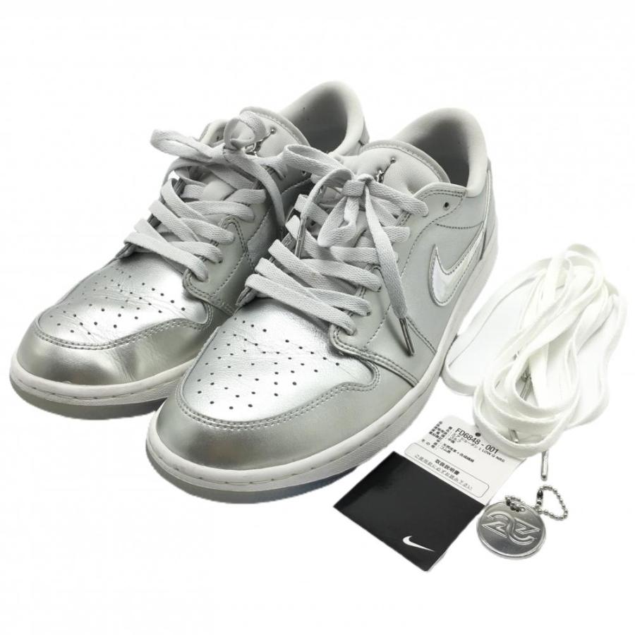 NIKE（ナイキ） 【美品】ナイキ ゴルフシューズ シルバー スパイクレス