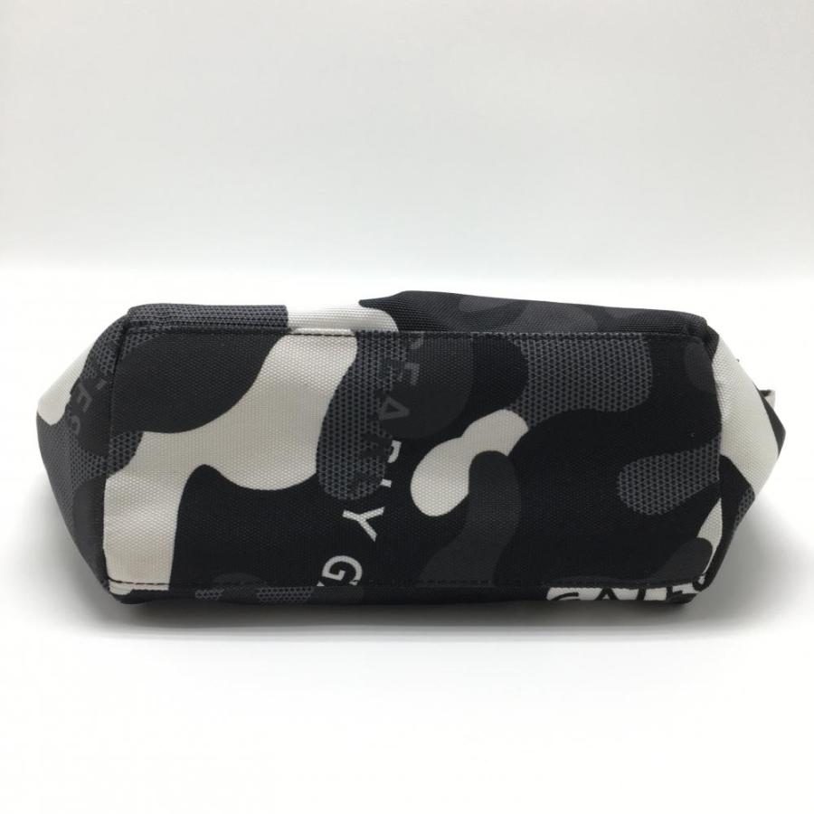 美品】パーリーゲイツ カートバッグ グレー×白 迷彩 カモフラ ニコ