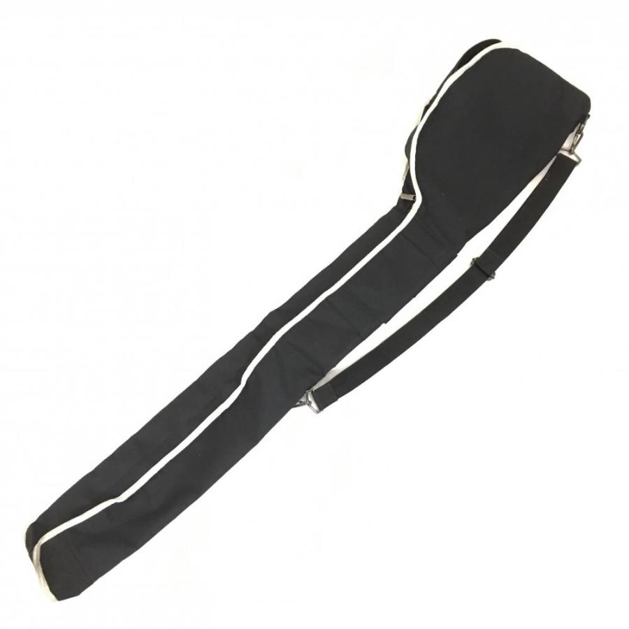 ポロゴルフ ラルフローレン クラブケース 黒×白 ゴロ刺しゅうゴルフ