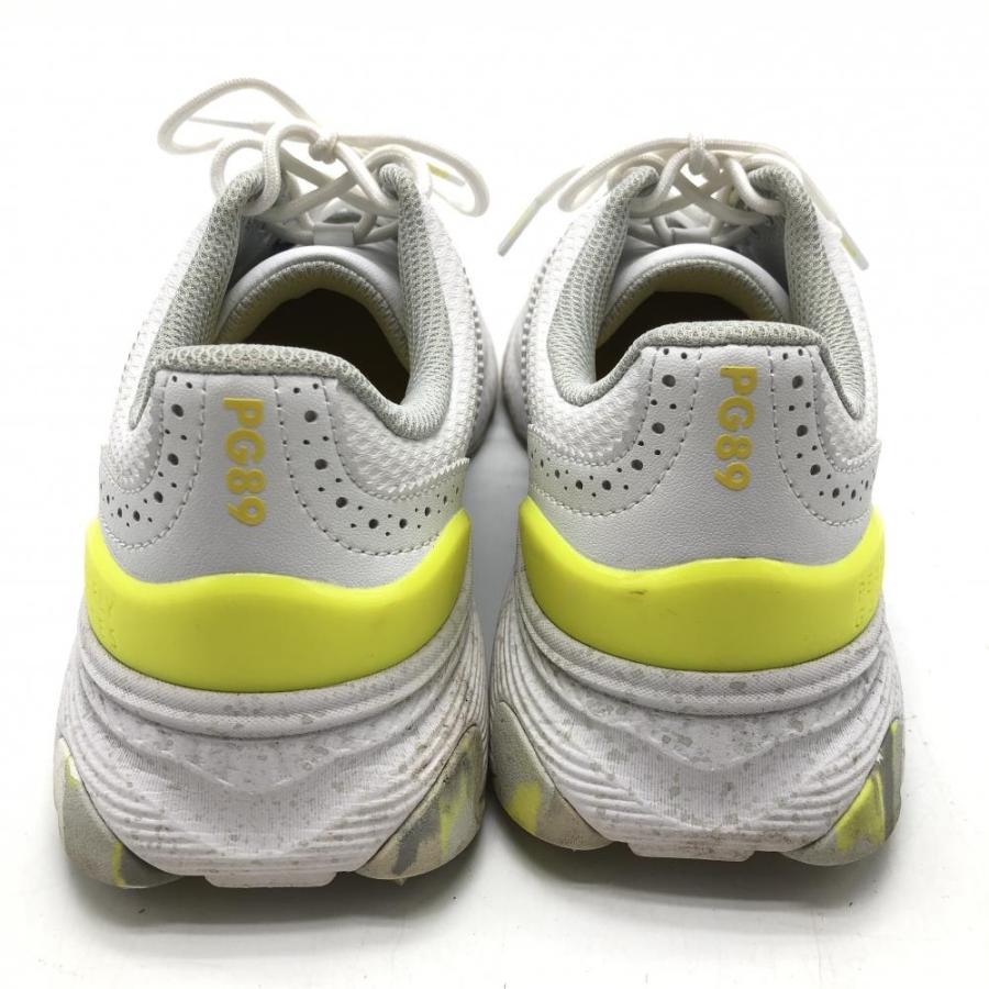 パーリーゲイツ ゴルフシューズ 白×イエロー 053-3292752 スパイクレス