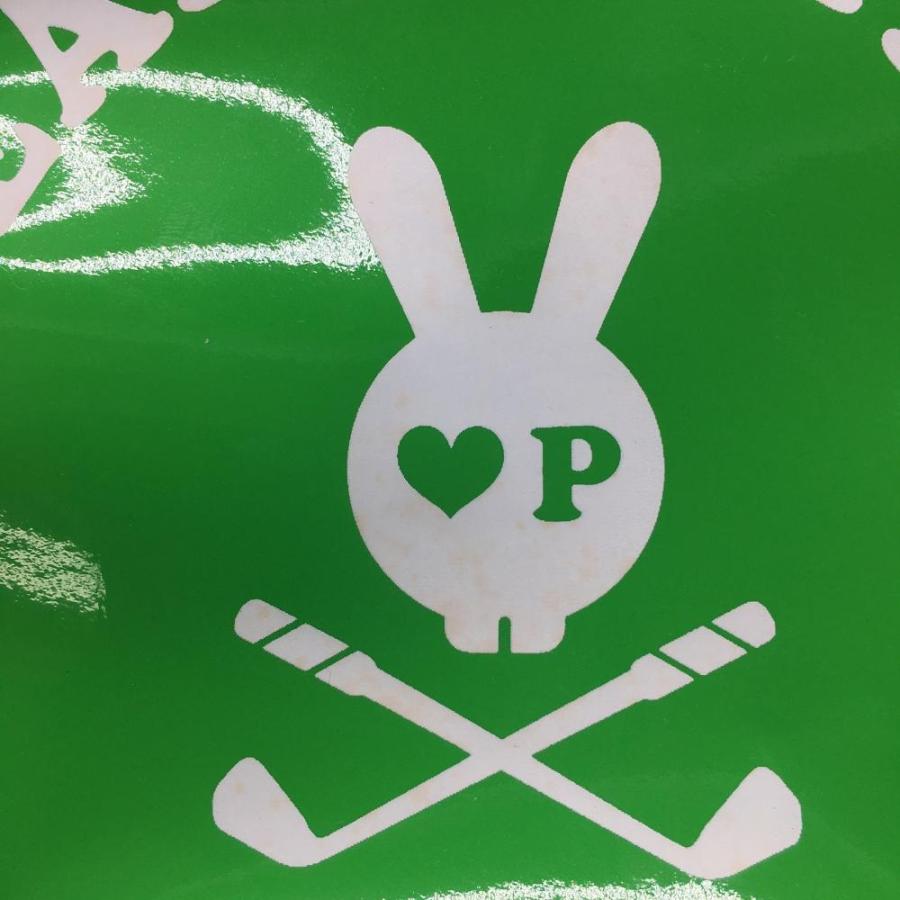 PEARLY GATES（パーリーゲイツ） カートバッグ ライトグリーン×白