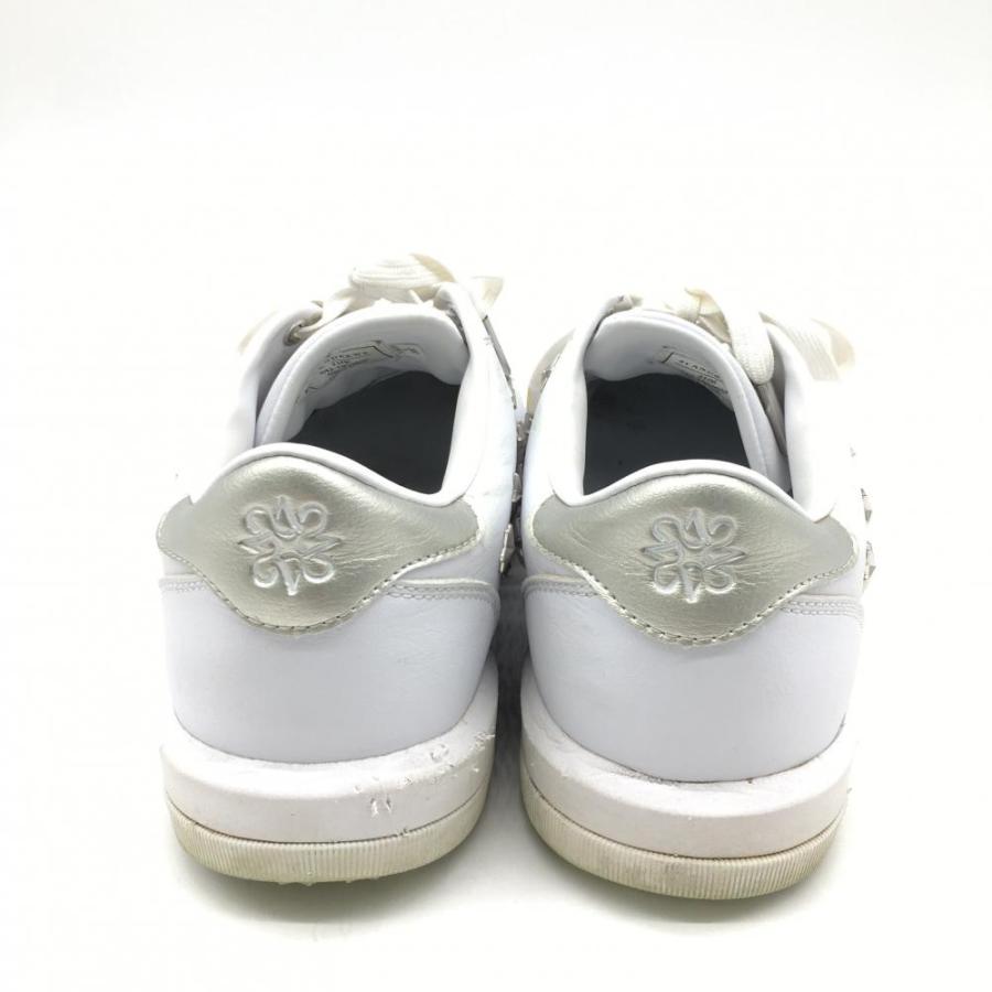 St ANDREWS セントアンドリュース ゴルフシューズ 白×シルバー 星